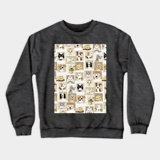 Dogs and Cats Crewneck Sweatshirt